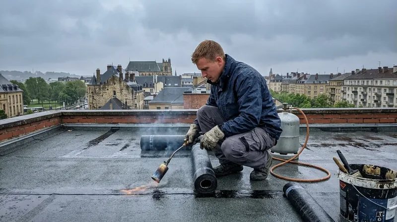 Étanchéité toiture-terrasse Metz
